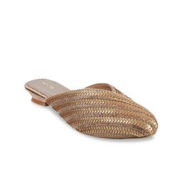Mochi Women Pink Mules Flats-image-33