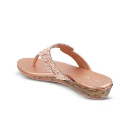 Mochi Embellished Open Toe Flats image 2