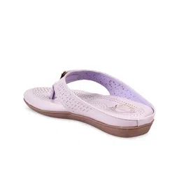 Shoetopia Textured Open Toe Flats With Laser Cuts image 4