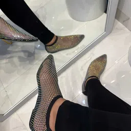 ZORI WORLD Embellished Pointed Toe Mules image 2