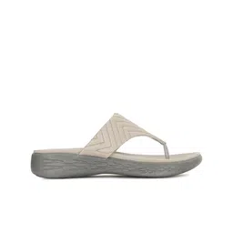 Bata Textured Open Toe Flats image 3