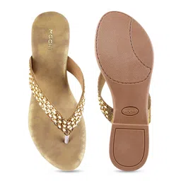 Mochi Embellished Open Toe Flats image 4