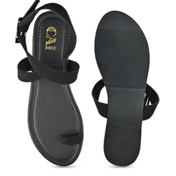 CAI One Toe Flats With Backstrap image 5