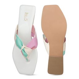 Inc 5 Open Toe T-Straps Flats image 3