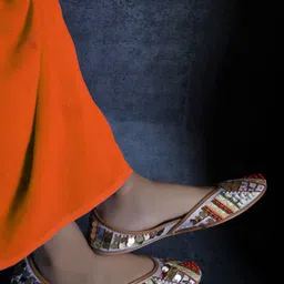 Sole Saga Embellished Leather Mojaris-image-38