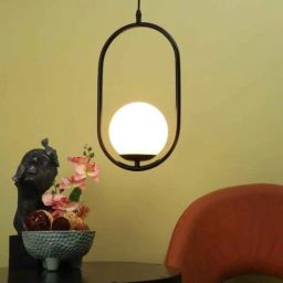 eliante by jainsons lights Belfast Black Iron Hanging Light-picture-5