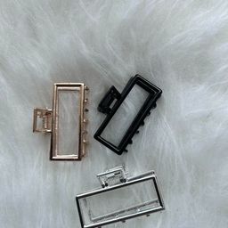 CHANDERKASH Set of 3 Assorted Claw Clip-2
