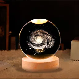 XERGY Transparent Glass Contemporary Spherical Table Lamp-image-15
