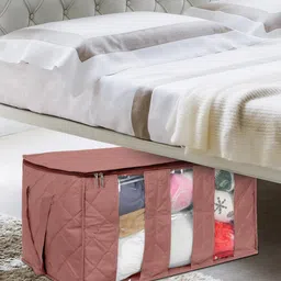 prettykrafts Brown Solid Wardrobe Organisers-28