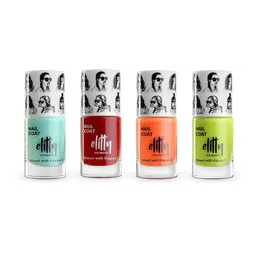 Elitty Set of 4 Mad Over Nails Quick-Dry Nail Polish 6ml each - Slaying-12