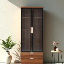 royaloak Naples Italian Crockery Unit In Brown Color-picture-34