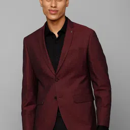 Allen Solly Men Slim-Fit Single-Breasted Blazer-image-91