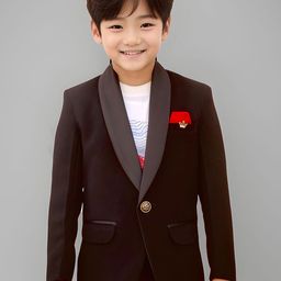 BAESD Boys Single Breasted Party Blazer-image-89