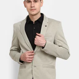 V-Mart Men Checked Single-Breasted Casual Blazers-picture-56