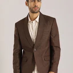 Indian Terrain Single-Breasted Blazer-image-9