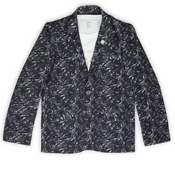 CAVIO Boys Geometric Pure Cotton Cambric Blazer With T-shirt-image-29