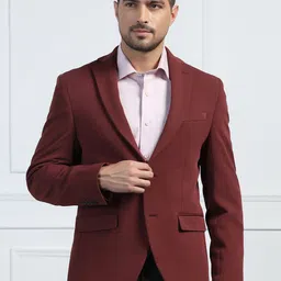 Blackberrys Men Slim Fit Single Breasted Blazer-picture-36