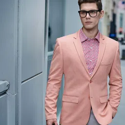 INVICTUS Solid Slim Fit Single Breasted Blazer-image-25