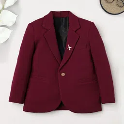 Ridokidz Boys Tailored-Fit Single Breasted Blazer-57