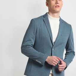 Arrow Self Design Notched Lapel Long Sleeves Slim-Fit Single Breasted Blazer-19