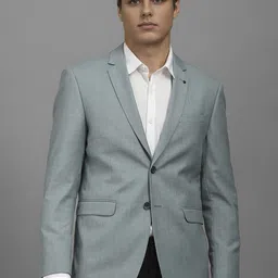Louis Philippe Checked Slim-Fit Single Breasted Formal Blazer-image-45