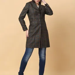 KLOTTHE Woolen Shawl Collar Single Breasted Overcoat-47