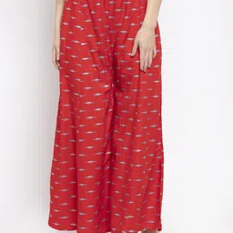 Clora Creation Women Printed Flared Palazzos-image-89