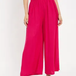 Castle Lifestyle Flared Ethnic Palazzos-23