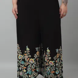 Trend Level Women Floral Printed Knitted Ethnic Palazzos-picture-26