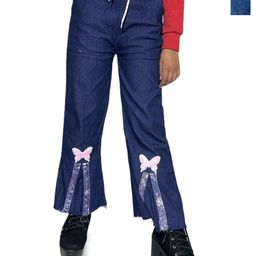 BAESD Girls Pack Of 2 Embroidered Cotton Trouser-image-29