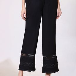 Lakshita Women Hem Design Cotton Palazzos-image-87