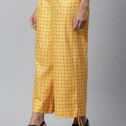 AURELIA Women Yellow & Red Printed Ethnic Palazzos-picture-11