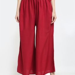 TAG 7 Women Flared Ethnic Palazzos-image-35