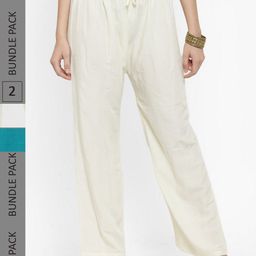 Clora Creation Women Pack Of 2  Palazzos-image-70