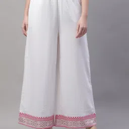 Pistaa Women Cotton Flared Palazzos-picture-50