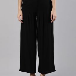 Femmora Women Flared Palazzos-image-47