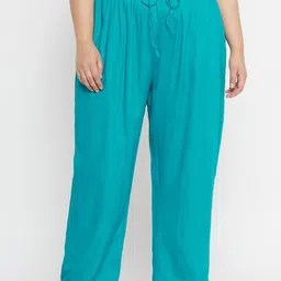 VINAAN Plus Size Wide Leg Palazzo-image-36