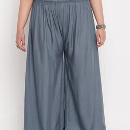 CLORA CREATION PLUS Women Plus Size Wide Leg Palazzo-image-29