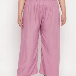 CLORA CREATION PLUS Women Regular Straight Fit Palazzos-image-86
