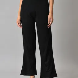 elleven Women Black Palazzos-image-89