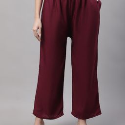 GRACIT Women Knitted Palazzos-picture-34