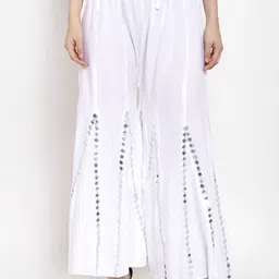 Trend Level Women Embellished Flared Palazzos-picture-36
