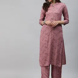 HIGHLIGHT FASHION EXPORT Printed Regular Kurta with Palazzos-image-10
