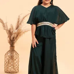 Stylo Bug Girls Regular Kaftan Kurti With Palazzos-8