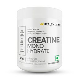 Healthfarm Creatine Monohydrate,  Unflavoured  0.22 lb -24