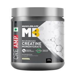 MuscleBlaze Creatine Monohydrate CreAMP,  Unflavoured  0.88 lb -14