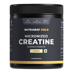 Nutrabay Gold Micronised Creatine Monohydrate,  Lemon  0.26 lb -25