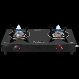 Fabiano Toughened Glass Top 2 Burner Manual Gas Stove(ISI Certified,Black)-image-89