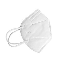 polaris fox Pack of 10 N 95 White Colour 5 layer Mask | Reusable, washable, breathable 5 layer mask | Free size mask, pack of 10 image 1
