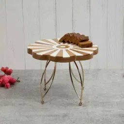 maison modern Gold Cake Bloom Decorative Cake Stand-picture-27